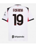 AC Milan Youssouf Fofana #19 Bortedrakt 2025-26 Korte ermer